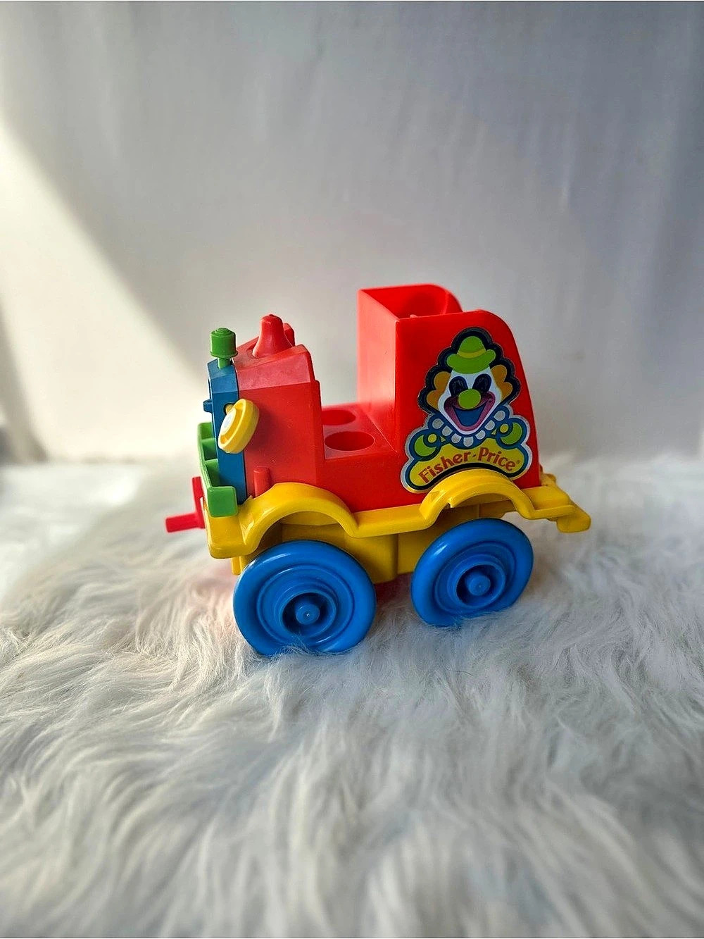 Fisher-Price Crazy Clown Fire Brigade Toy Vehicle Red & Blue
